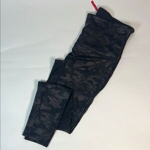 Spanx monochromatic camo leggings
